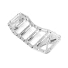 Harley Davidson FLT Touring 2 x Chrome Aluminum Front Floorboards (1984-)