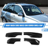 Toyota RAV4 (2001-2005) Black 4 x Car Roof Rack Side Rails End Covers