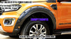 Ford Ranger Ute Wildtrak XLT 6.5" Bolted Fender Flares (2018-2021)