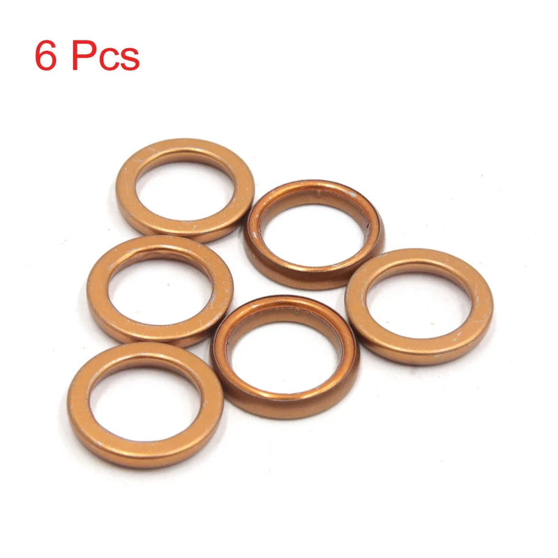 GY6 125cc 6 x 30mm OD Metal Motorcycle Exhaust Pipe Muffler Gasket