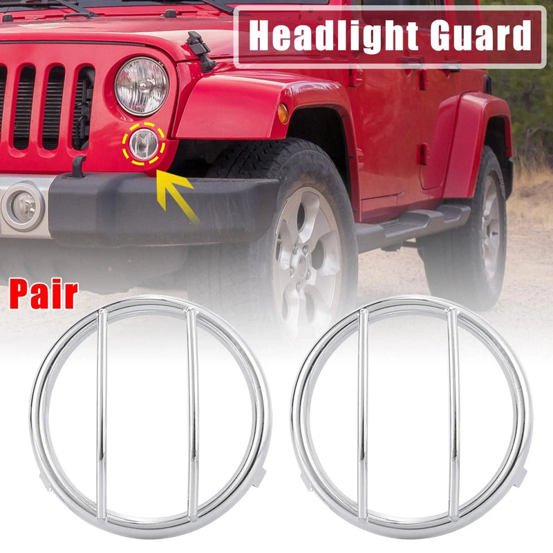 Jeep Wrangler JK Turn Signal Light Grill Guard Cover (2007-2018)