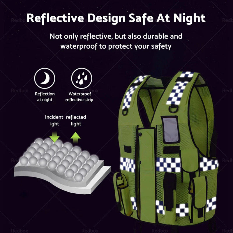 Executive Work Wear AU High Viz Reflective Safety Vests