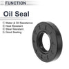 Oil Seal 28x58x10mm Black 5 Pcs Rotary Shaft Seal Nitrile Rubber