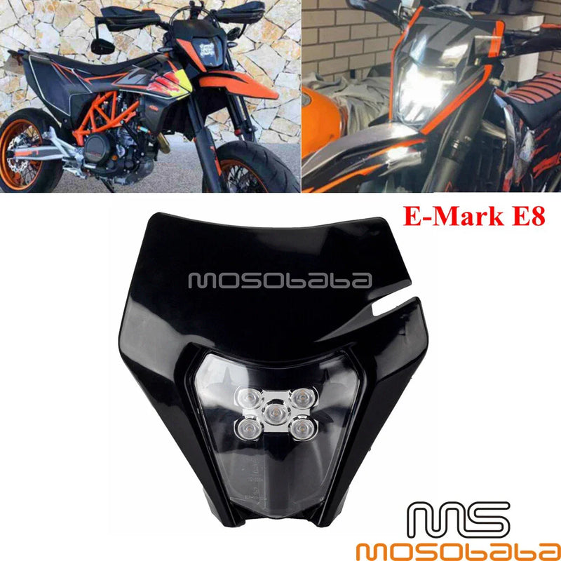 KTM EXC 300 TPI, EXC-F 350 EU LED Headlight Assembly (2014-2021)