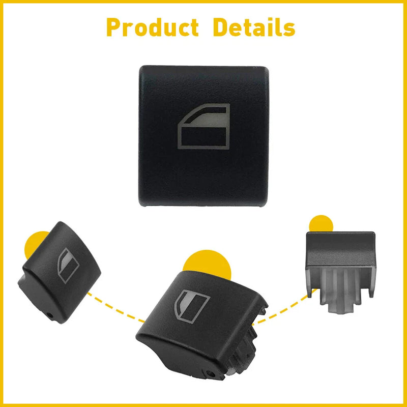 BMW E46 4PCS Window Switch Button Cap (1998–2006)