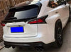 Lexus NX200T NX300H 2015-2017 Glossy Black Rear Mid Spoiler Wing