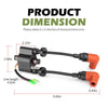 Yamaha 8 hp F8 SMHB LMHB Ignition coil (2015–2017)