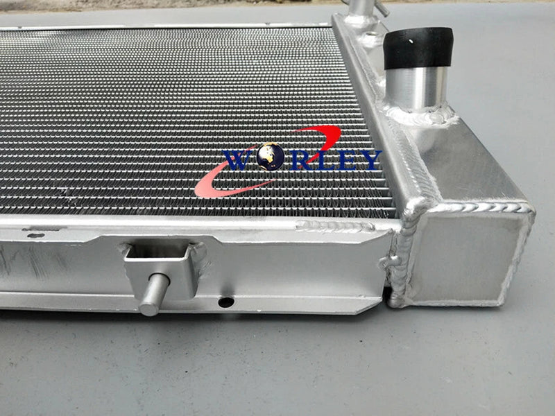 Holden Commodore VB VC VH VK V6 Aluminum Radiator + 2 Fans (78-86)