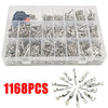 Portable 1168PCS Electrical Connectors with Essential Pin Puller Tool