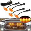 Ford F150 Raptor Yellow Lens Amber LED Front Grille Running Lights (2010-2023)