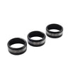 Subaru Forester XV Crosstrek WRX STi Blk AC Climate Control Knob Ring Covers (2014-2021)