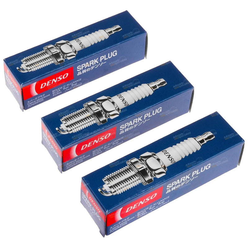 Suzuki Alto SB305 Set of 3  Nickel Spark Plugs (1985-1988)