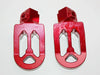 KTM 65SX Motorcycle CNC Red Stainless Foot Pegs