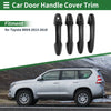 Toyota RAV4 Door Handle Cover Trim Carbon Fiber Black (2013–2018)