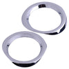 Toyota C-HR 2 x Chrome Front Fog Light Lamp Covers (2016-2018)