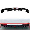 BMW 3-Series F30 F31 F35 M-Sport Rear Bumper Spoiler Lip with Light (12-19)