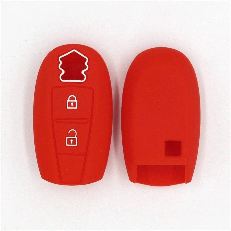 SUZUKI SX4 Swift Vitara S-CROS Red Key Silicone Shell FOB Cover Fit