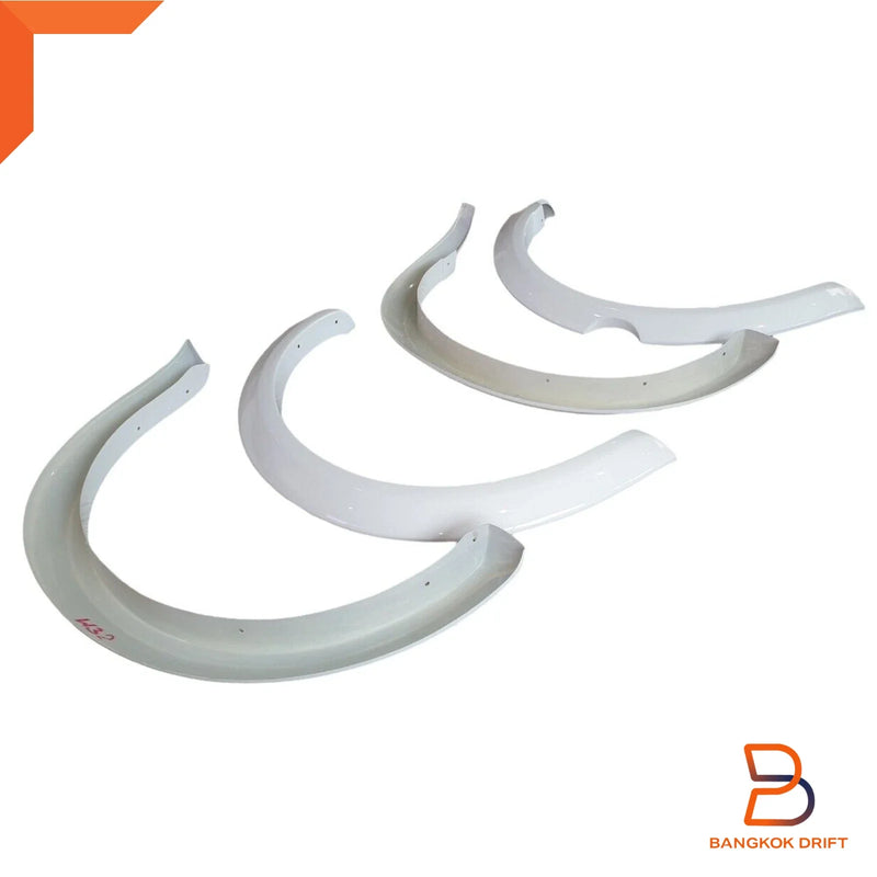 Mitsubishi Triton Ute W32 White Fender Flares Wheel Arches (05-15)
