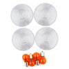 Harley Glide Clear Front Rear Turn Signal Lens Covers (2014-2023)
