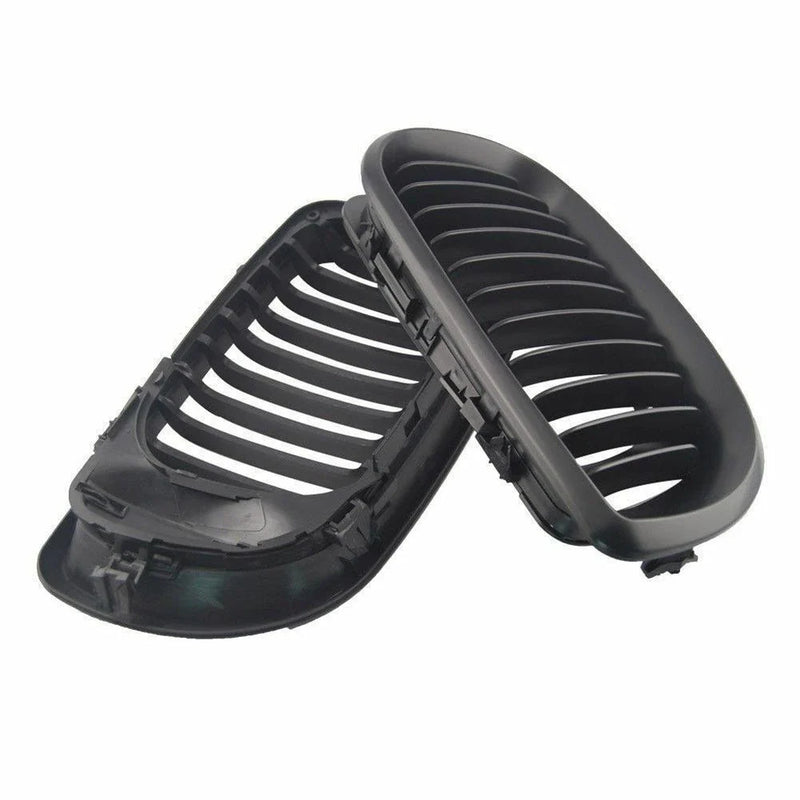 BMW E46 320i 323i 325i 328i Matte Black Front Hood Kidney Grille (2002-2005)