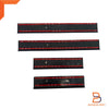 Mazda BT-50 Ute Black Chrome Door Sill Scuff Plates (2012-2019)