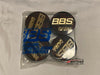 BBS Center Caps 56mm Genuine Emblem DURA Gold 3D Logo 4pcs