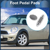 Mini R57 F57 (2009-2023) Silver Tone Automatic Footrest Pedals Cover Set