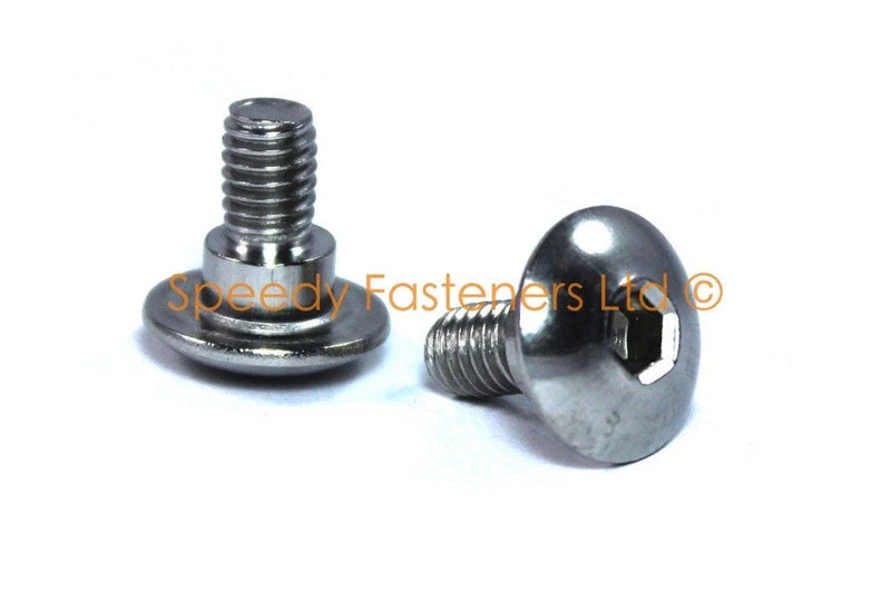 Triumph 2x Triumph Inox Fork Head Bolts m6x12mm 4mm Shoulder