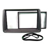 Stereo Trim Kit 2 DIN Fascia ABS Construction Supports Aftermarket Head Units