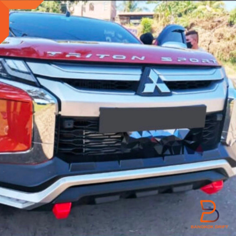 Mitsubishi L200 Chrome Front Bonnet Hood Emblem Logo (2005-2023)