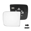 Dodge Ram 1500 2500 3500 Car Mirror Glass Heated w/ Backing Right Side