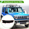 Suzuki Jimny JB64 JB74 Dashboard Cover Black Red (2018-2023)