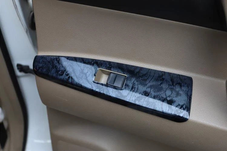 Toyota Highlander 15Pcs Black Console Shift Panel Cover (2008–2013)