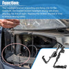 Honda Fit Black Headlight Holder Mount Bracket (2015-2017)