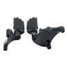 Harley Sportster 883 1200 Black Passenger Foot Pegs (2014-2022)