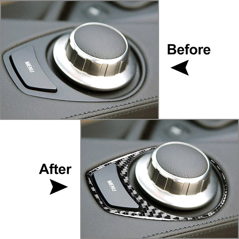 BMW 6 Series E63 E64 Carbon Fiber FM Switch Panel Cover (2004-2010)