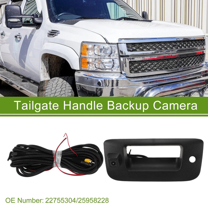 Chevrolet Silverado Tailgate Handle + Backup Rear View Camera
