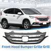Honda CR-V (2012-2014) Chrome Silver Tone Front Upper Bumper Grille