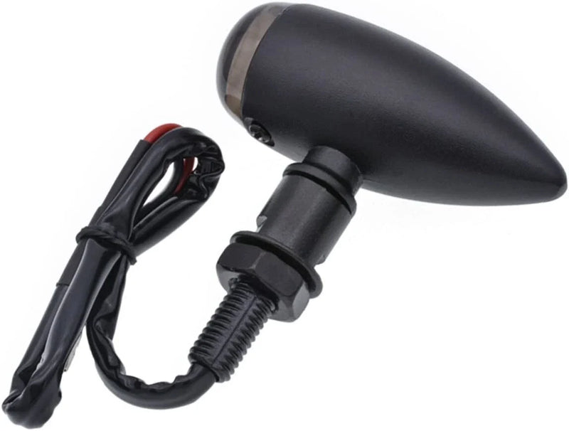 Motorcycle Bullet Shaped Metal Turn Signal Lights (Mini)
