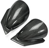 Carbon Fiber Side Mirror Cover Housing Kits Fits Mitsubishi Evolution EVO 04-09