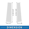 Toyota Tundra (2022-2023) Chrome Silver 4 Pcs Door Pillar Window Trim