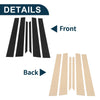 Toyota Prius 6 x Door Pillar Window Trim (2005–2009)