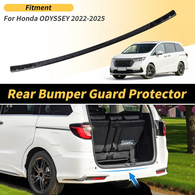 Honda Odyssey 2022-2025 Black 1 Pcs Rear Bumper Topper
