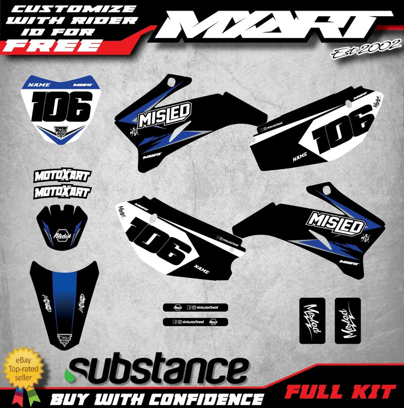 Yamaha TTR 110 Decals Custom Graphic Kit (2008-2023)