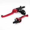 125cc 150cc PIT PRO DIRT BIKE RED CNC Heavy Duty Clutch & Brake Lever Set