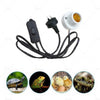 Brooder Reptile Tortoise Ceramic Heat UV UVB Lamp Light Holder
