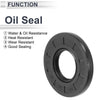 Make Model Oil Seal 28x62x7mm 5 x Rotary Shaft Seal Nitrile Rubber Black