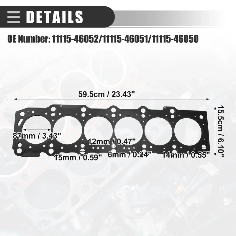 Toyota Supra Twin Turbo 3.0L L6 Cylinder Head Gasket (93-98)