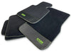 BMW 3 Series E46 Carbon Fiber Leather Design Floor Mats (1998-2006)