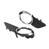 Toyota Sienna Front Fog Light Bezel Cover  Black/Chrome (2011-2017)